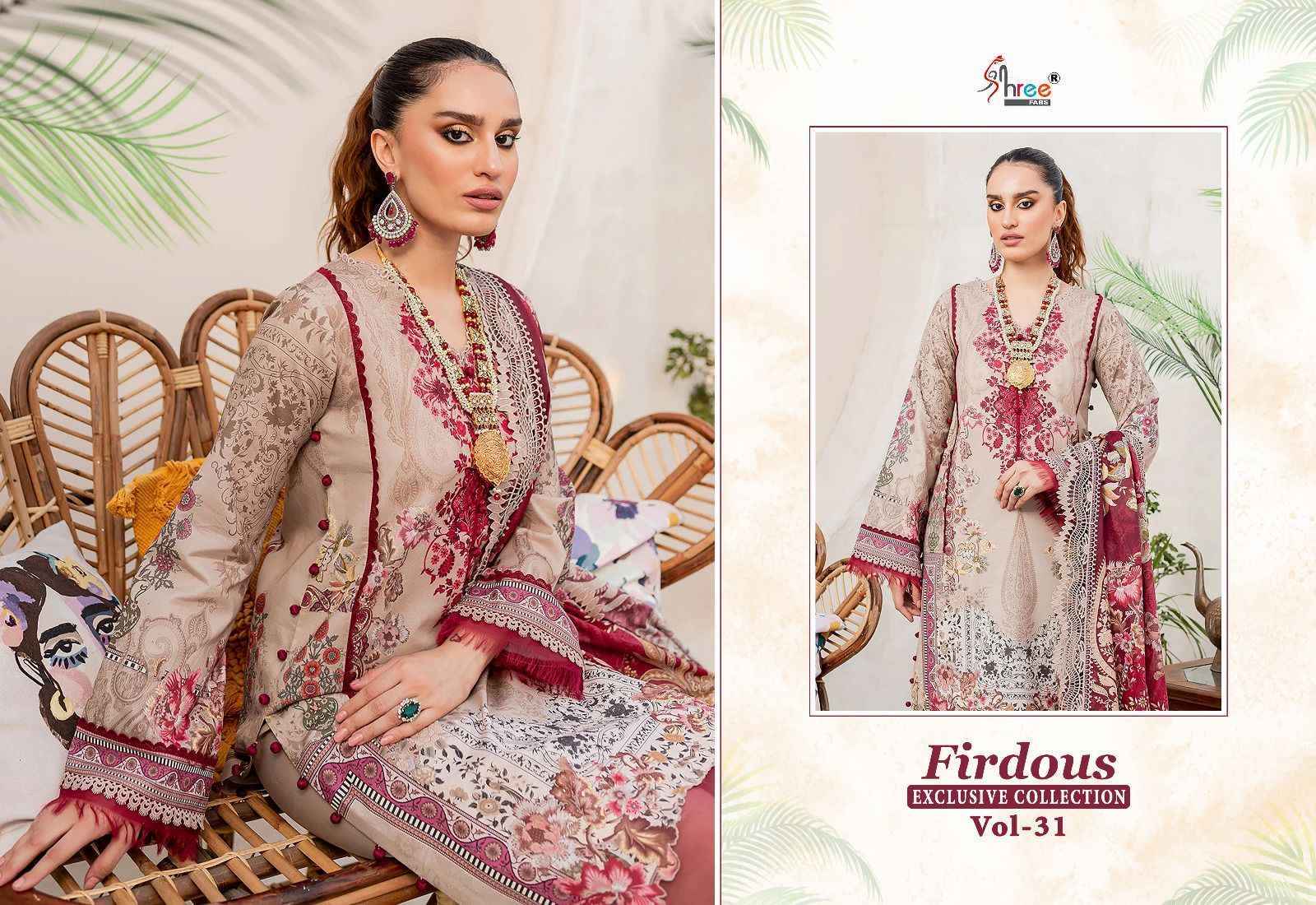 Shree Fabs Firdous Exclusive Collection Vol 31 Cotton Dress Material 8 pcs Catalogue