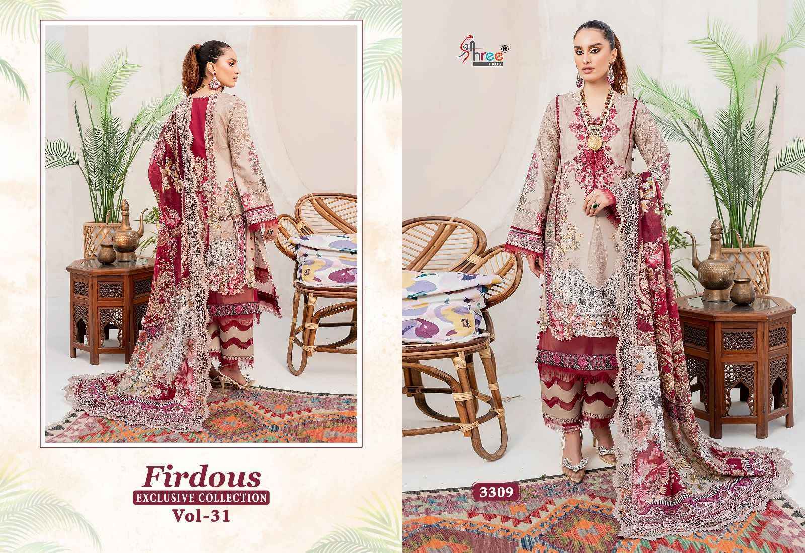 Shree Fabs Firdous Exclusive Collection Vol 31 Cotton Dress Material 8 pcs Catalogue