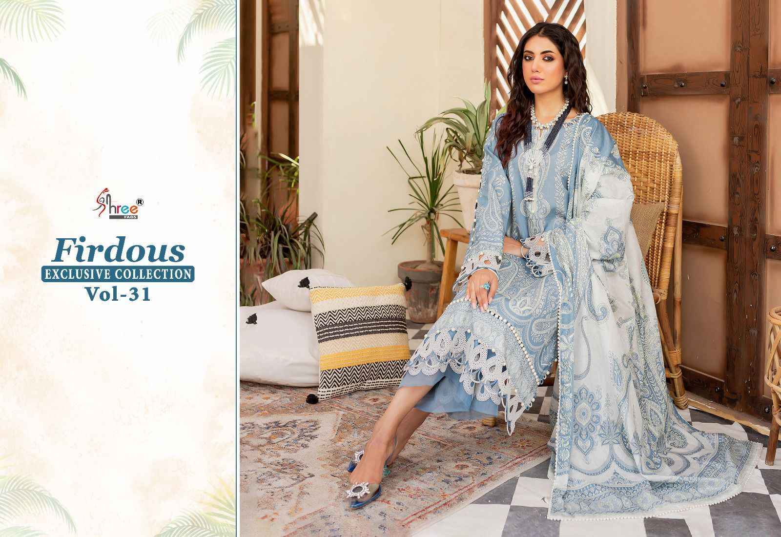 Shree Fabs Firdous Exclusive Collection Vol 31 Cotton Dress Material 8 pcs Catalogue