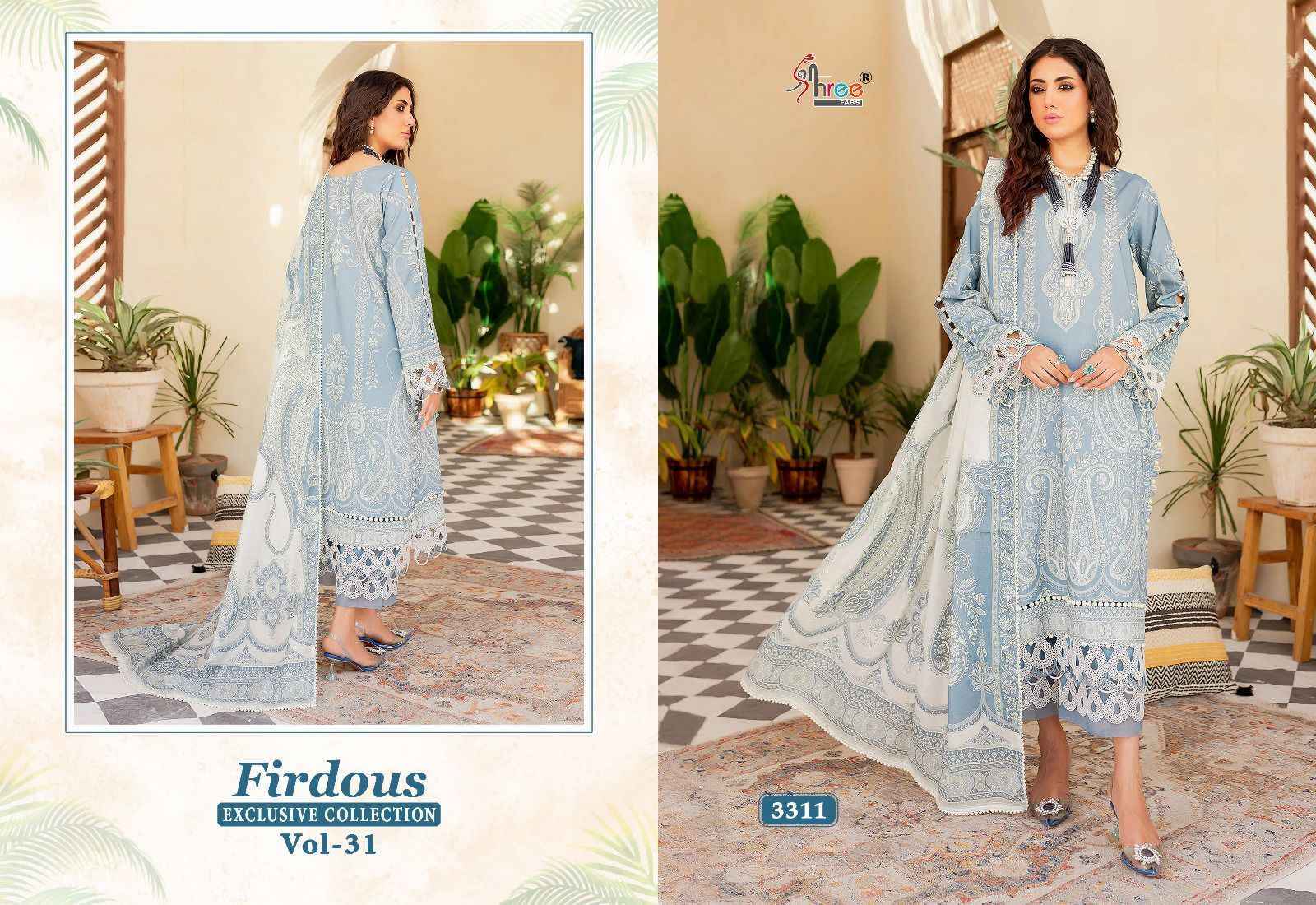 Shree Fabs Firdous Exclusive Collection Vol 31 Cotton Dress Material 8 pcs Catalogue