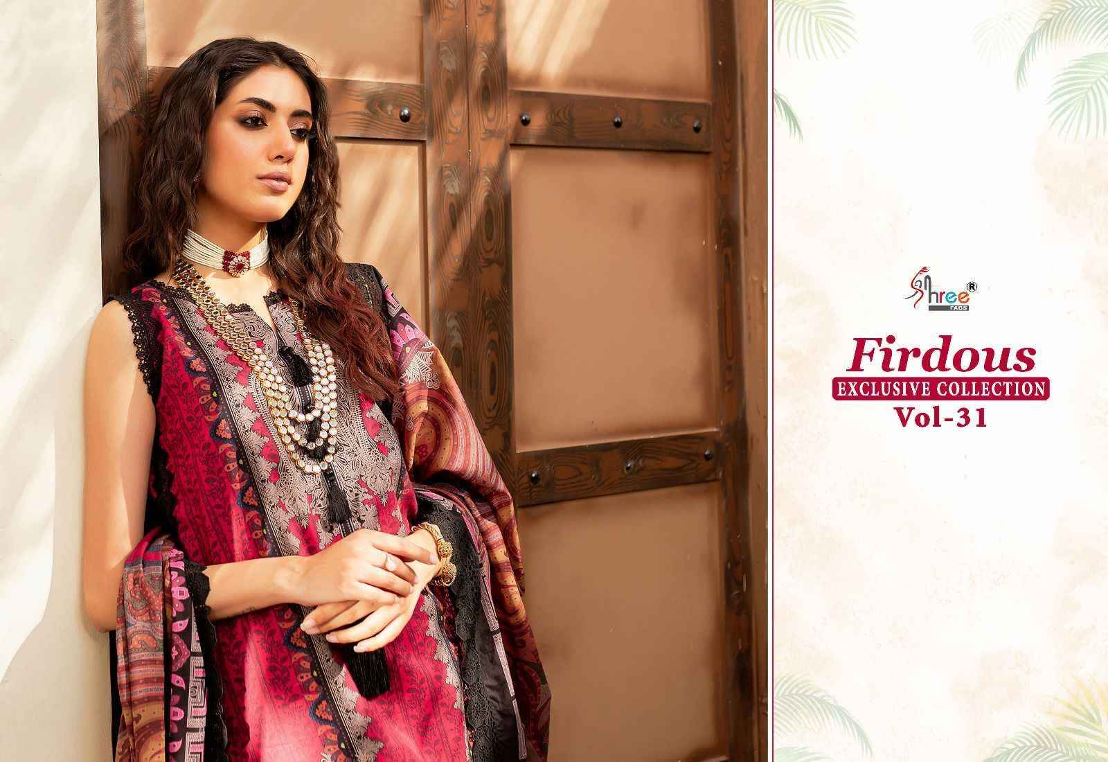 Shree Fabs Firdous Exclusive Collection Vol 31 Cotton Dress Material 8 pcs Catalogue