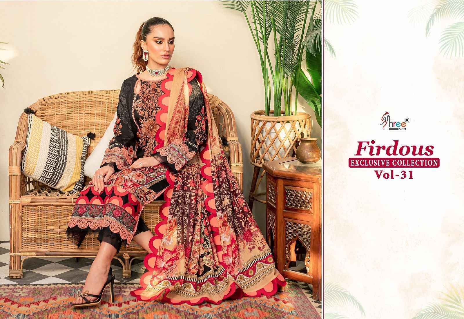 Shree Fabs Firdous Exclusive Collection Vol 31 Cotton Dress Material 8 pcs Catalogue