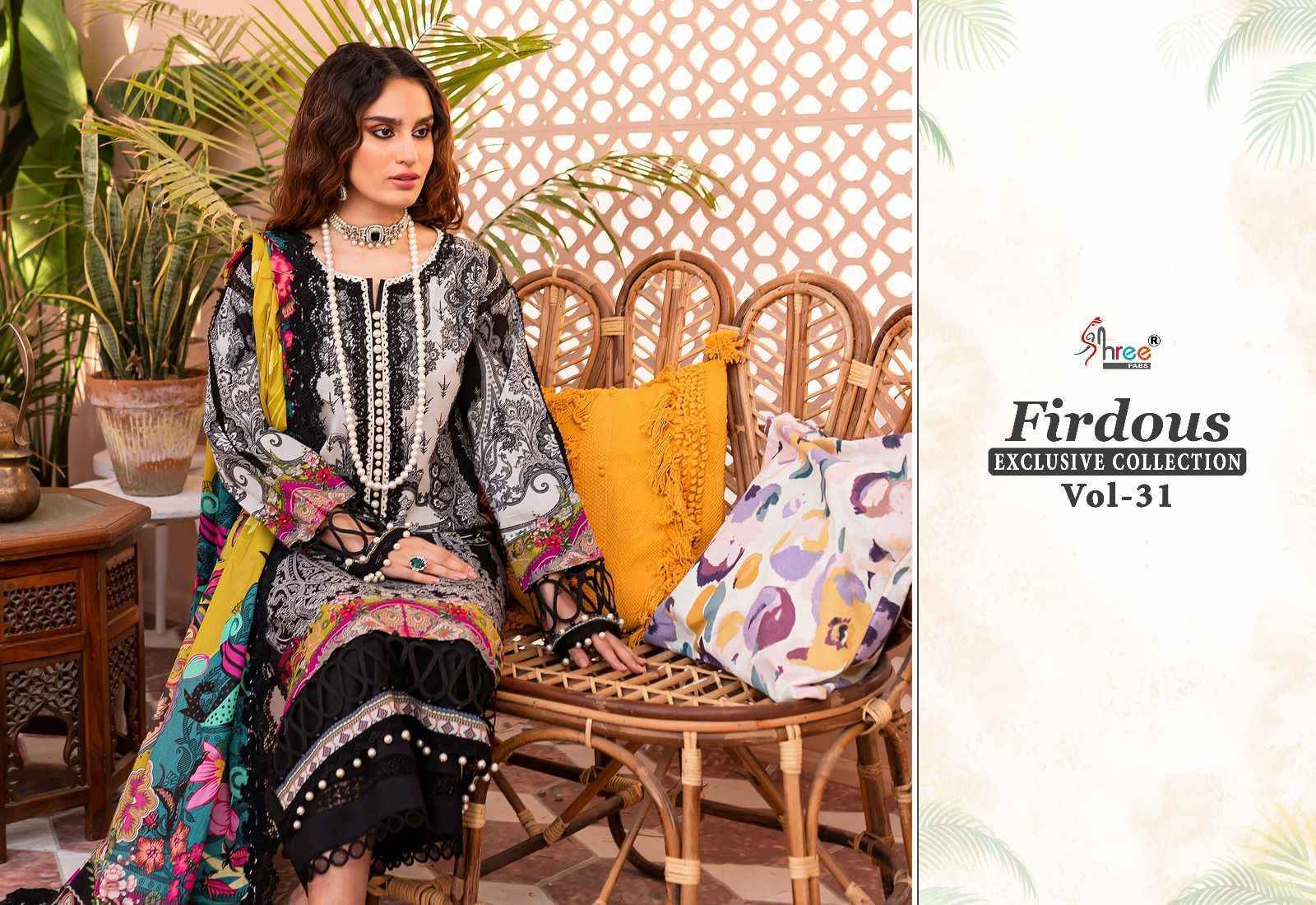 Shree Fabs Firdous Exclusive Collection Vol 31 Cotton Dress Material 8 pcs Catalogue