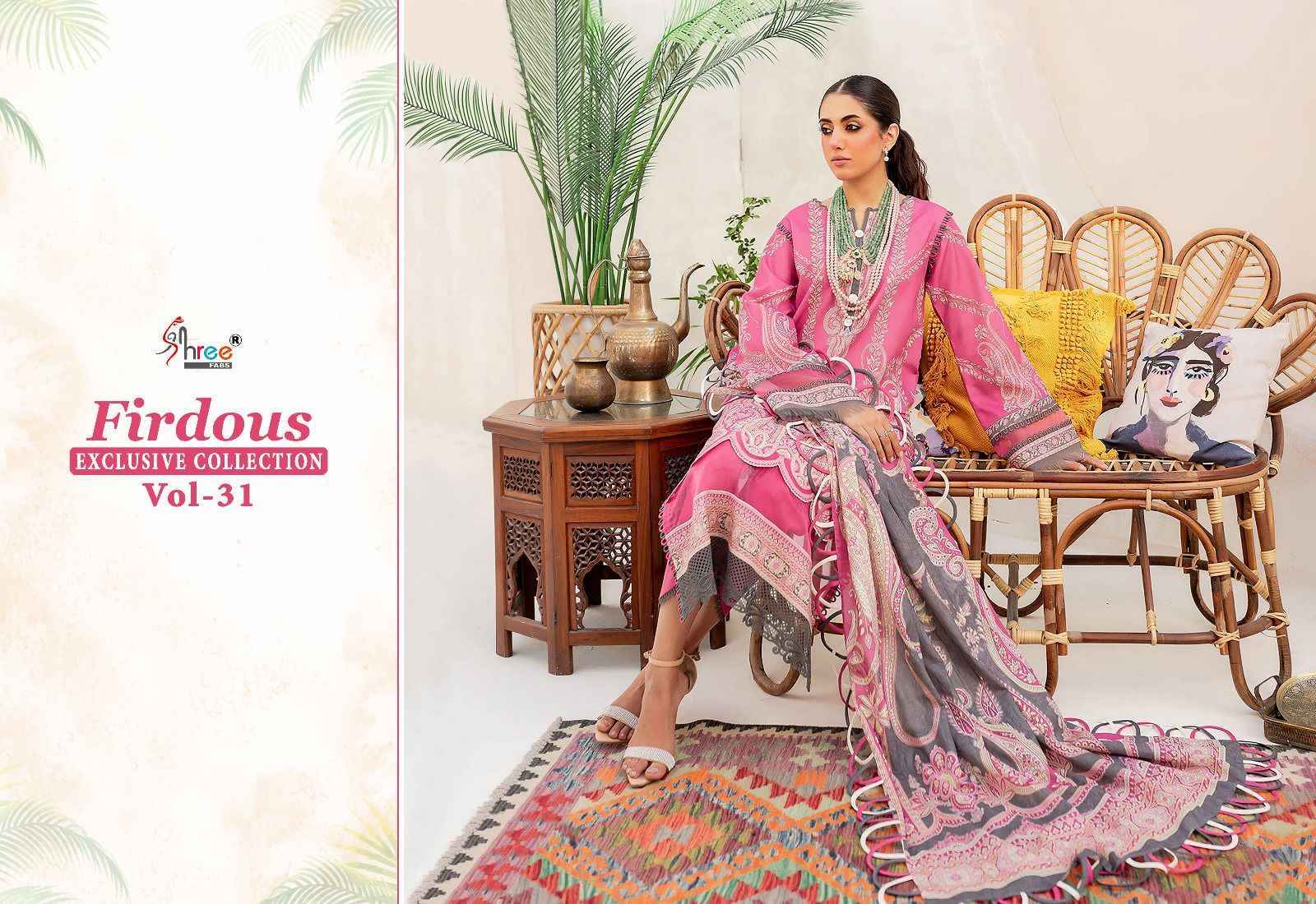 Shree Fabs Firdous Exclusive Collection Vol 31 Cotton Dress Material 8 pcs Catalogue