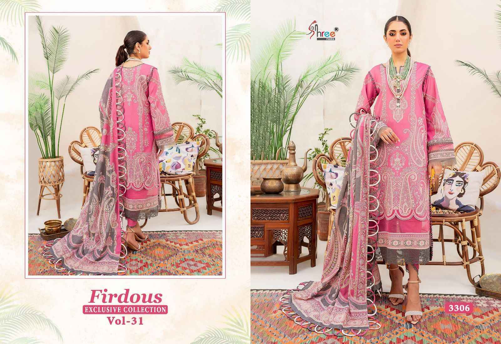 Shree Fabs Firdous Exclusive Collection Vol 31 Cotton Dress Material 8 pcs Catalogue