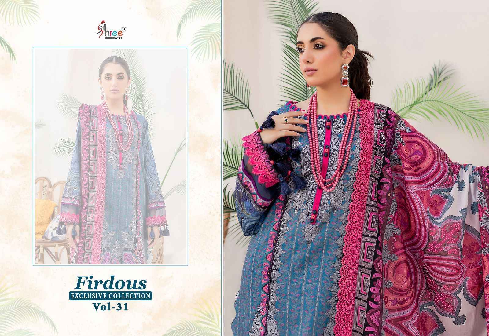Shree Fabs Firdous Exclusive Collection Vol 31 Cotton Dress Material 8 pcs Catalogue