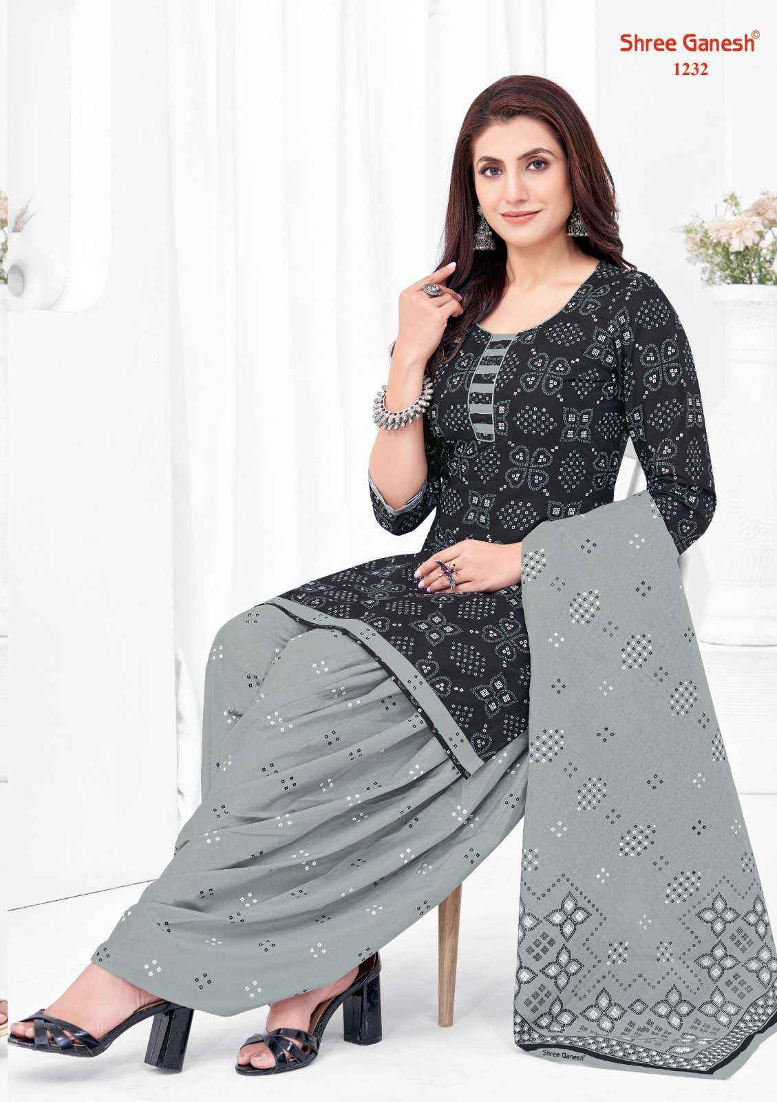 Shree Ganesh Bandhani Vol 2 Cotton Dress Material 15 pcs Catalogue