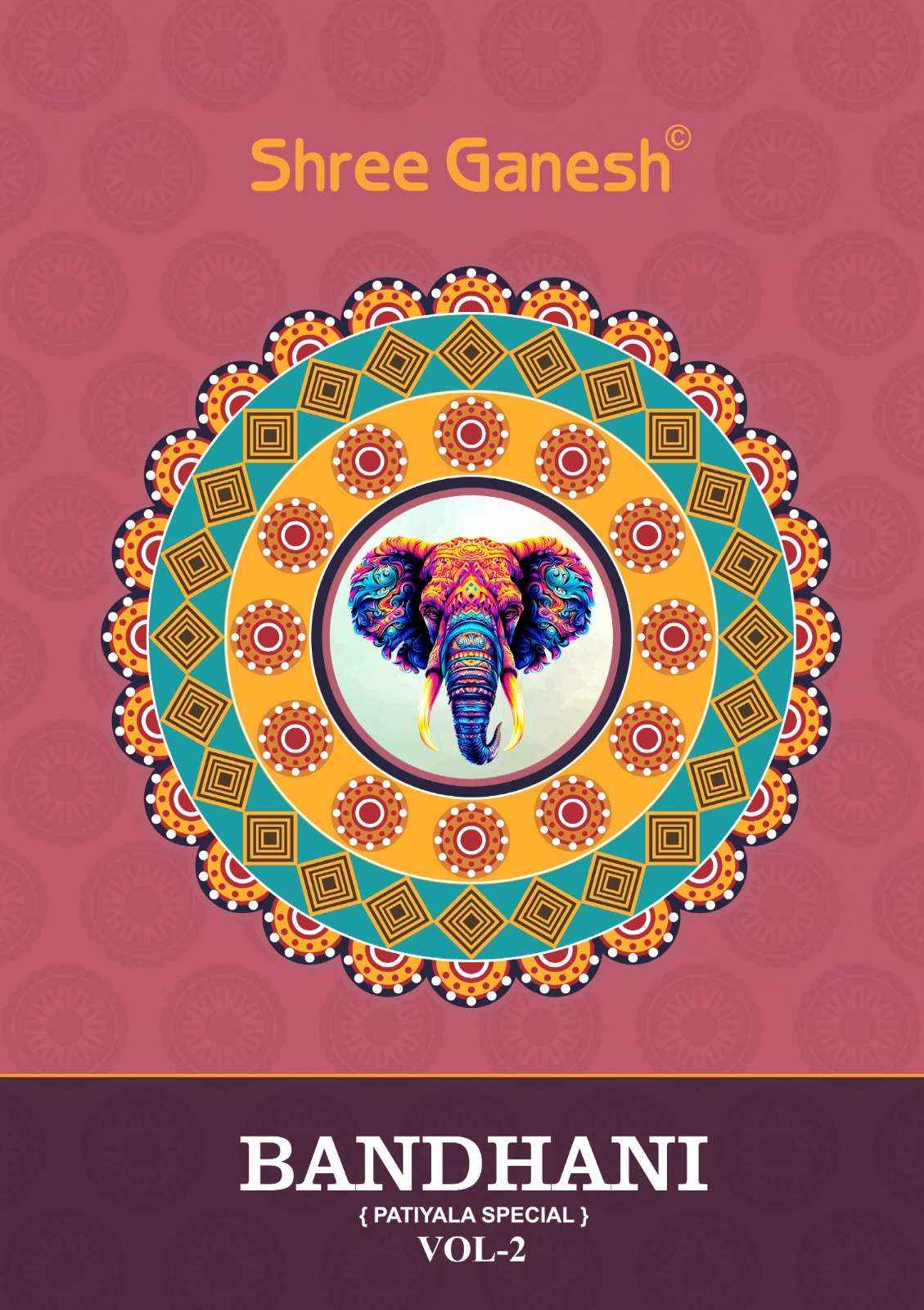 Shree Ganesh Bandhani Vol 2 Cotton Dress Material 15 pcs Catalogue