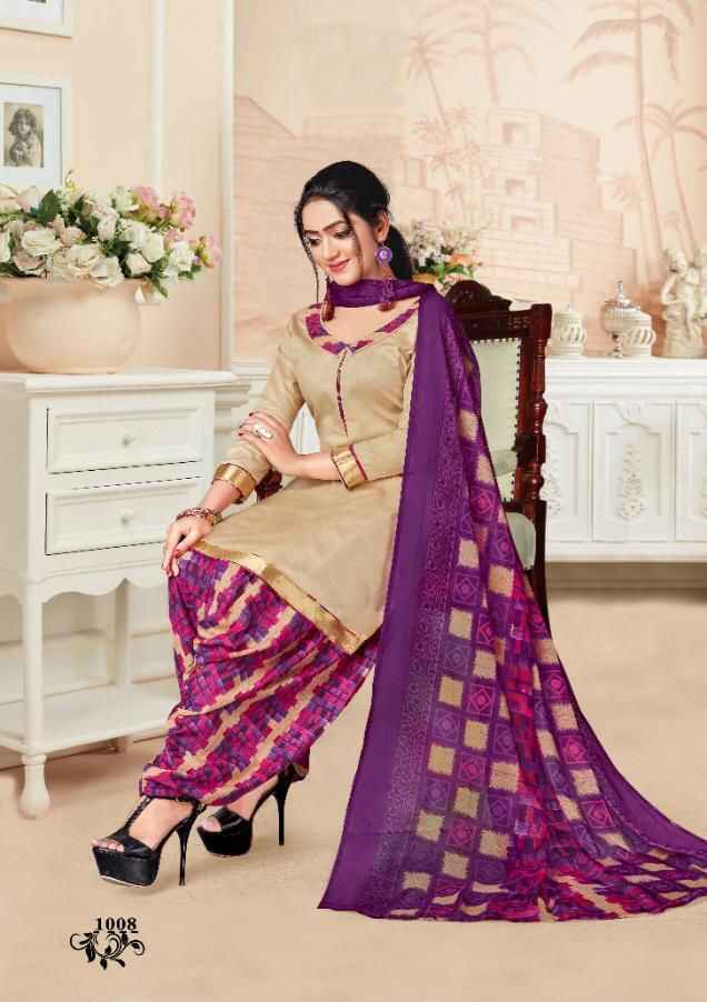 SKT Suits Orchid Cotton Dress Material 8 pcs Catalogue
