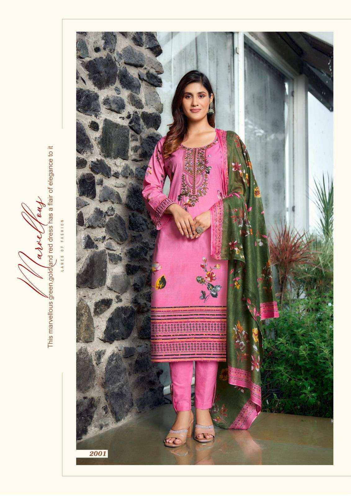 Yashika Trends Bella Vol 2 Cotton Dress Material 8 pcs Catalogu