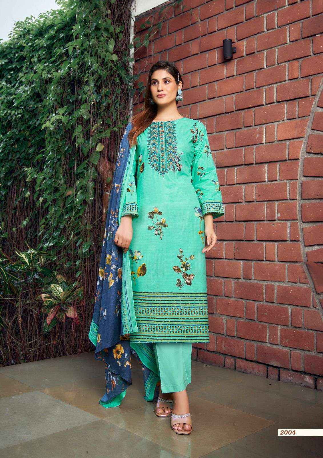 Yashika Trends Bella Vol 2 Cotton Dress Material 8 pcs Catalogu