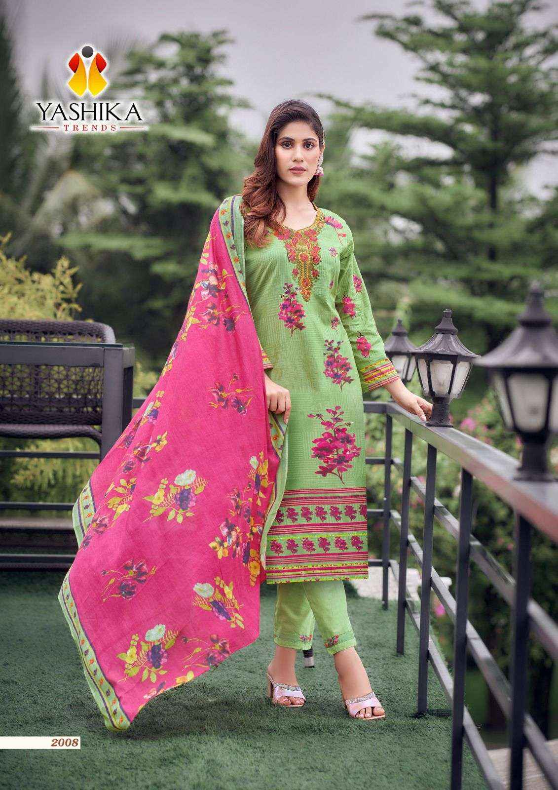 Yashika Trends Bella Vol 2 Cotton Dress Material 8 pcs Catalogu