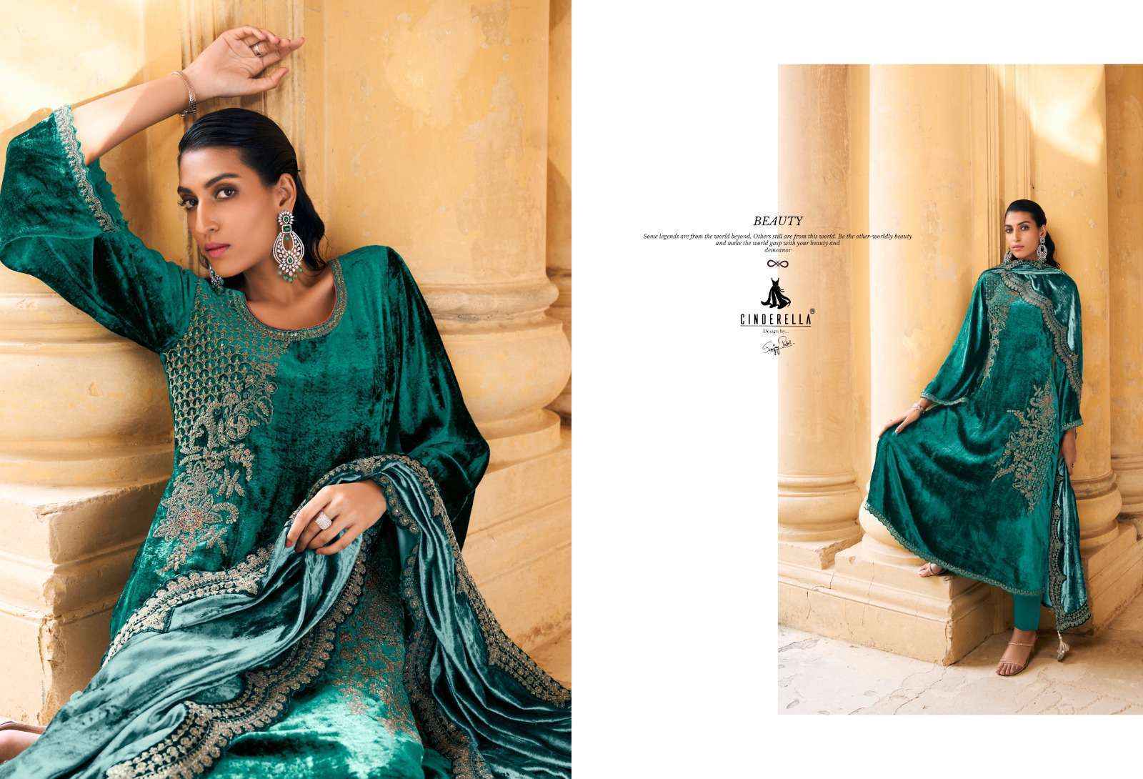 Find On sale velvet dress material by Hari Om Fashion near me | Ring Road,  Saharadawaja, Surat, Gujarat | Anar B2B Business App