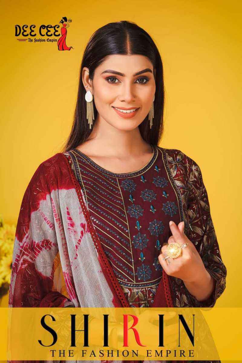 Dee Cee Shirin Chanderi Kurti Combo 6 pcs Catalogue
