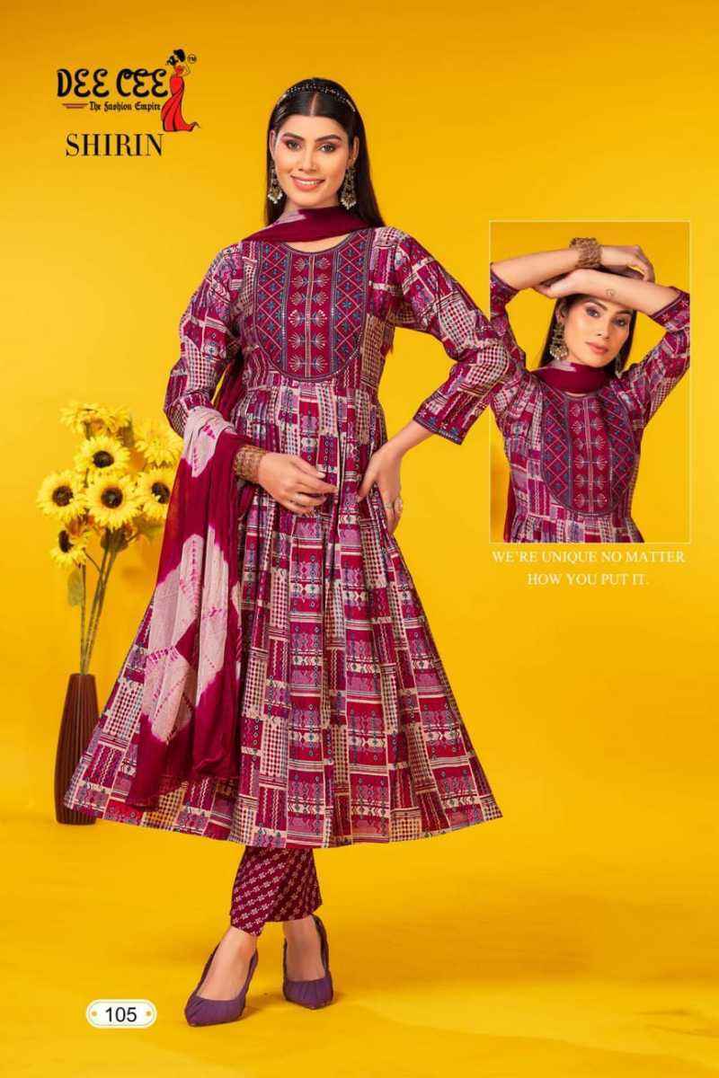 Dee Cee Shirin Chanderi Kurti Combo 6 pcs Catalogue