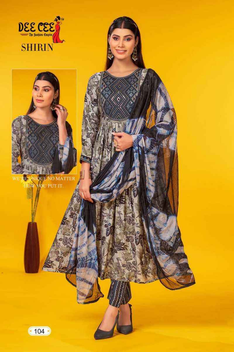 Dee Cee Shirin Chanderi Kurti Combo 6 pcs Catalogue