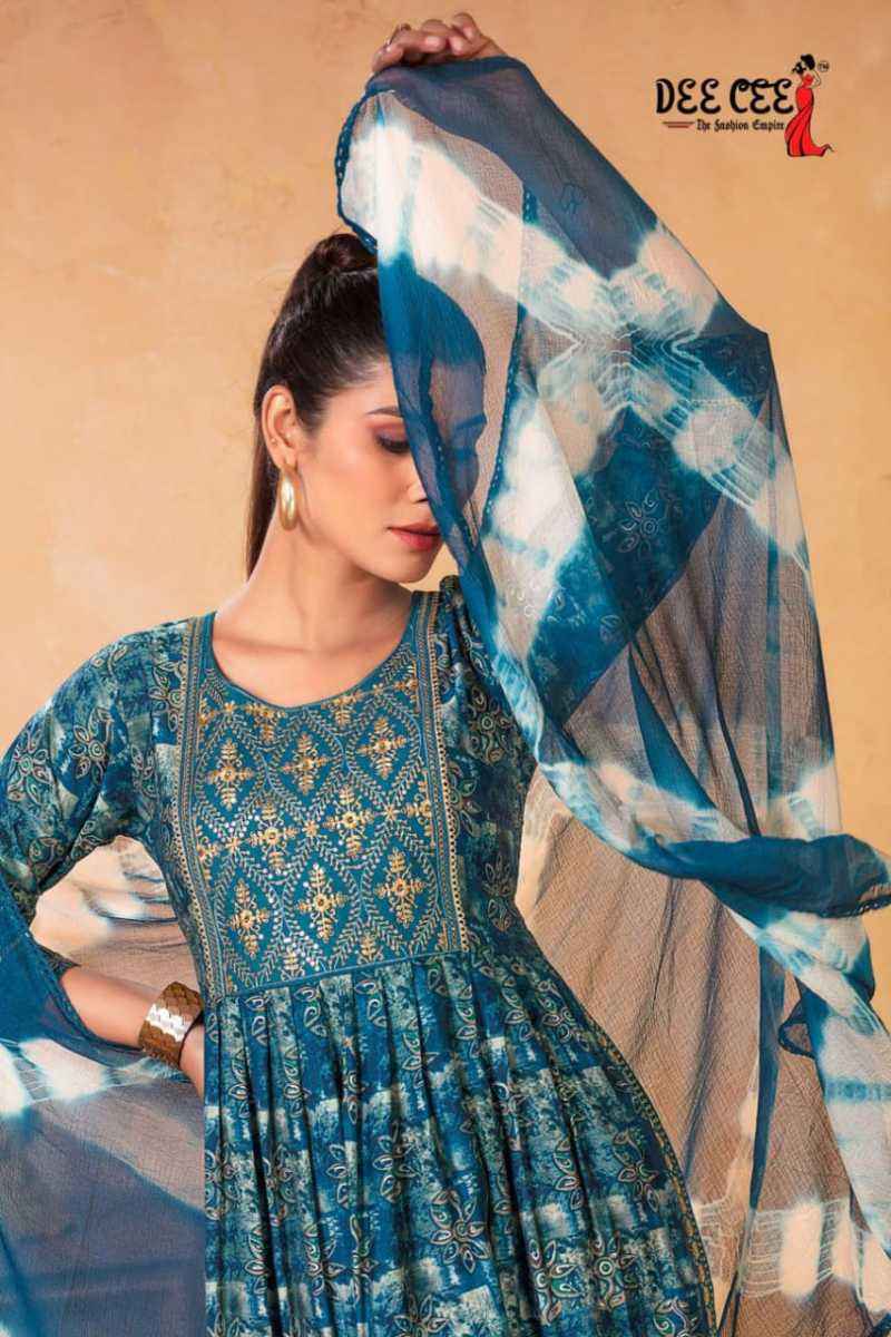 Deecee Jagvi Chanderi Kurti Combo 6 pcs Catalogue