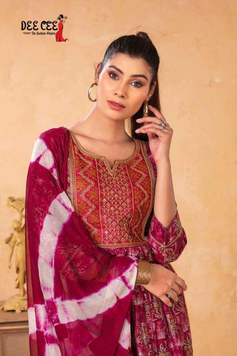 Deecee Jagvi Chanderi Kurti Combo 6 pcs Catalogue
