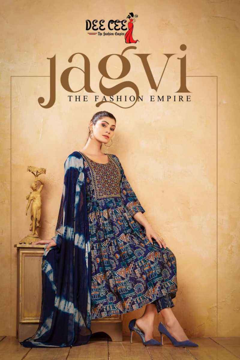 Deecee Jagvi Chanderi Kurti Combo 6 pcs Catalogue