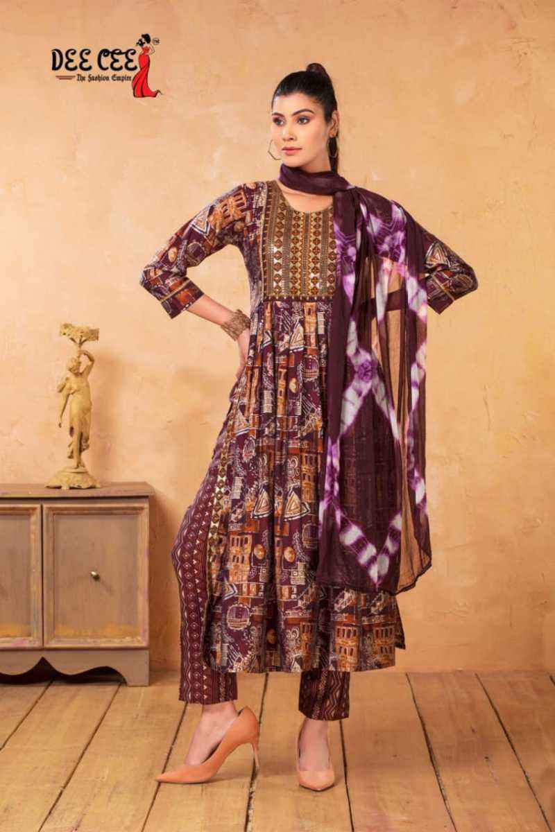 Deecee Jagvi Chanderi Kurti Combo 6 pcs Catalogue