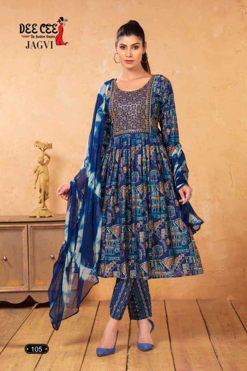 Deecee Jagvi Chanderi Kurti Combo 6 pcs Catalogue
