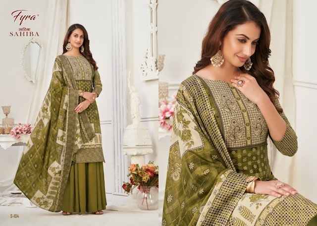Fyra Designing Hub Sahiba Heavy Lawn Dress Material 10 pcs Catalogue