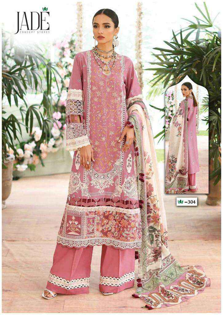 Jade Crimson Vol 3 Readymade Lawn Cotton Dress 6 pcs Catalogue