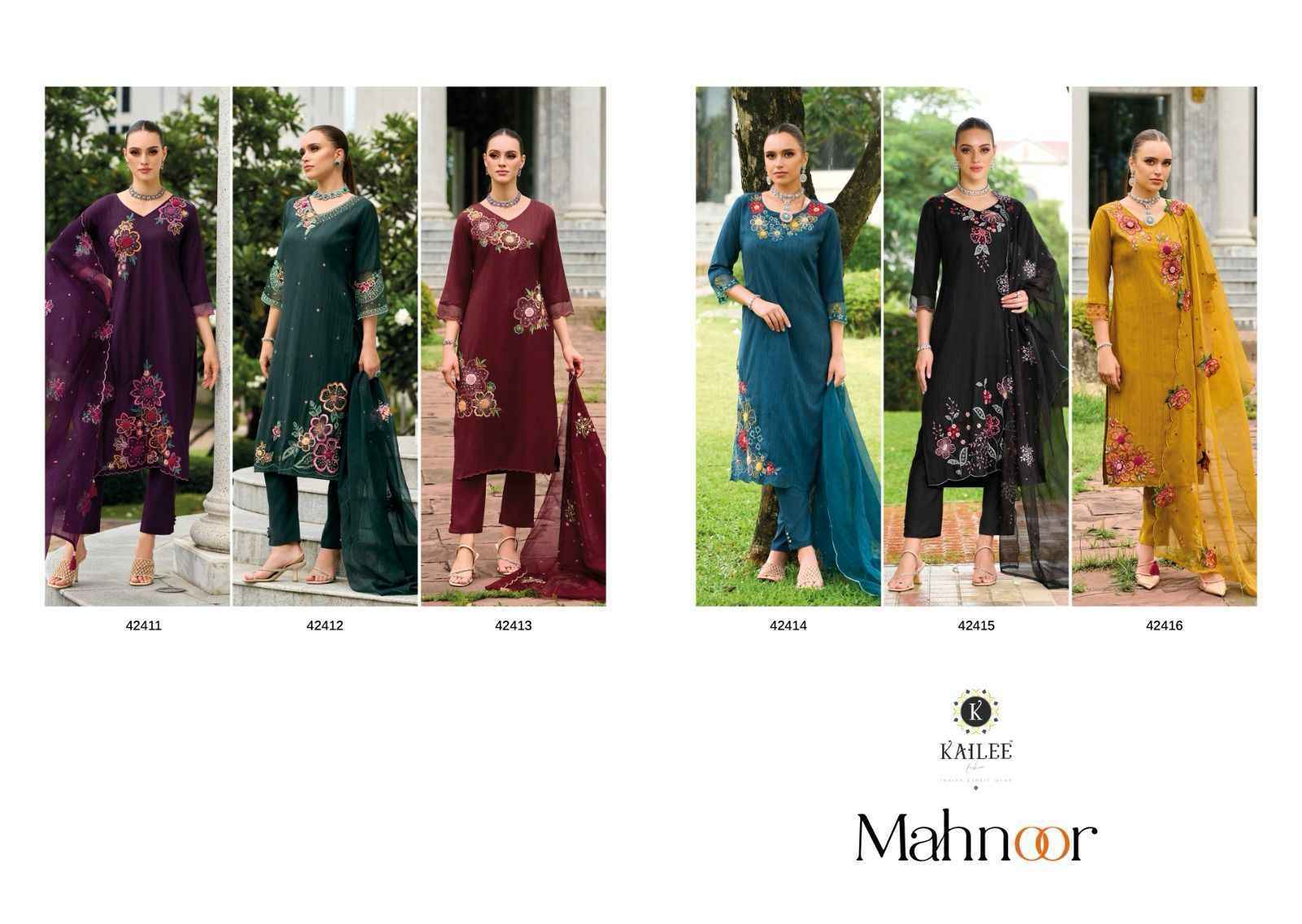 Kailee Fashion Mahnoor Viscose Kurti Combo 6 pcs Catalogue
