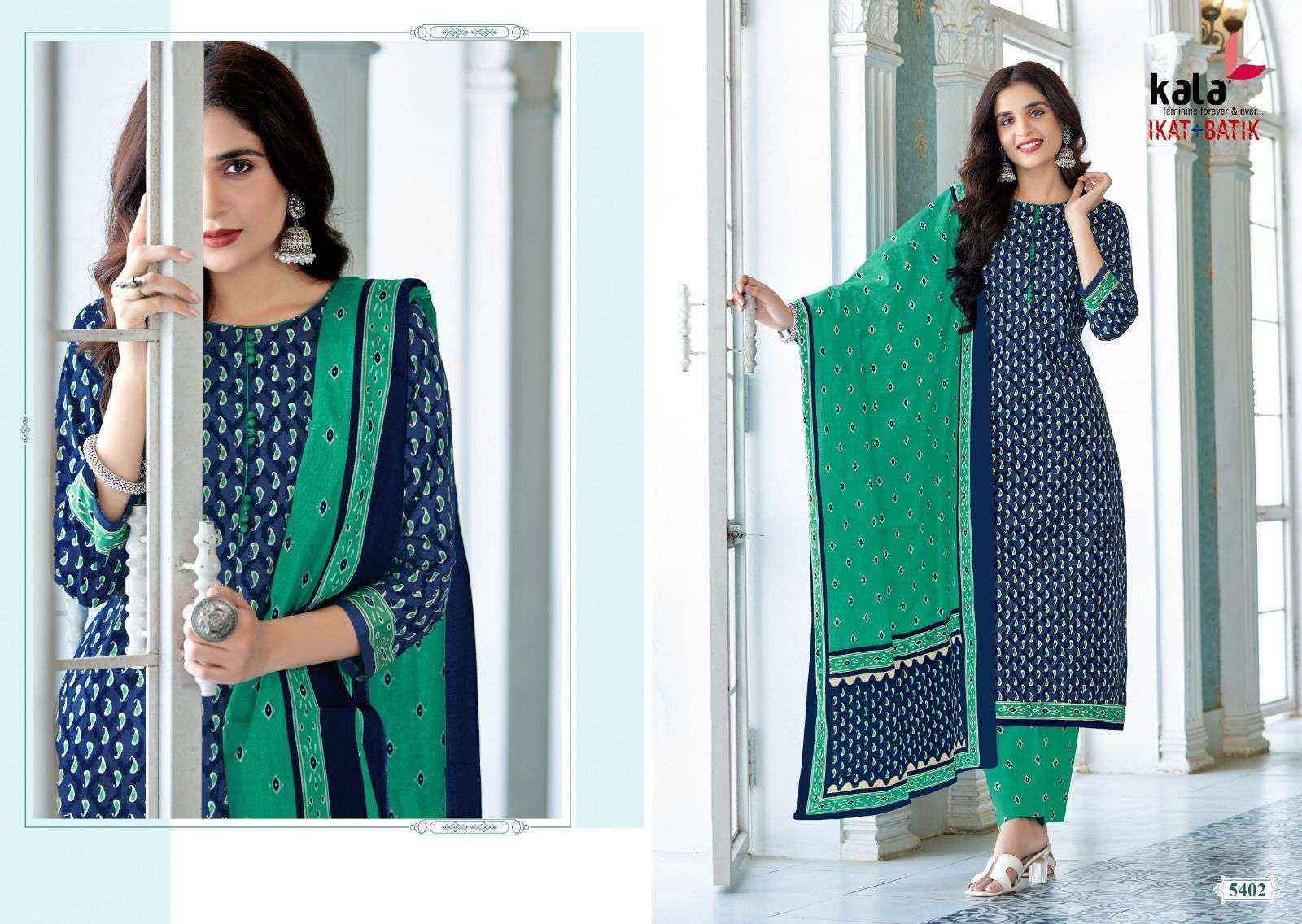 Kala Fashion Batik Plus Ikkat Vol 1 Readymade Cotton Dress 12 pcs Catalogue