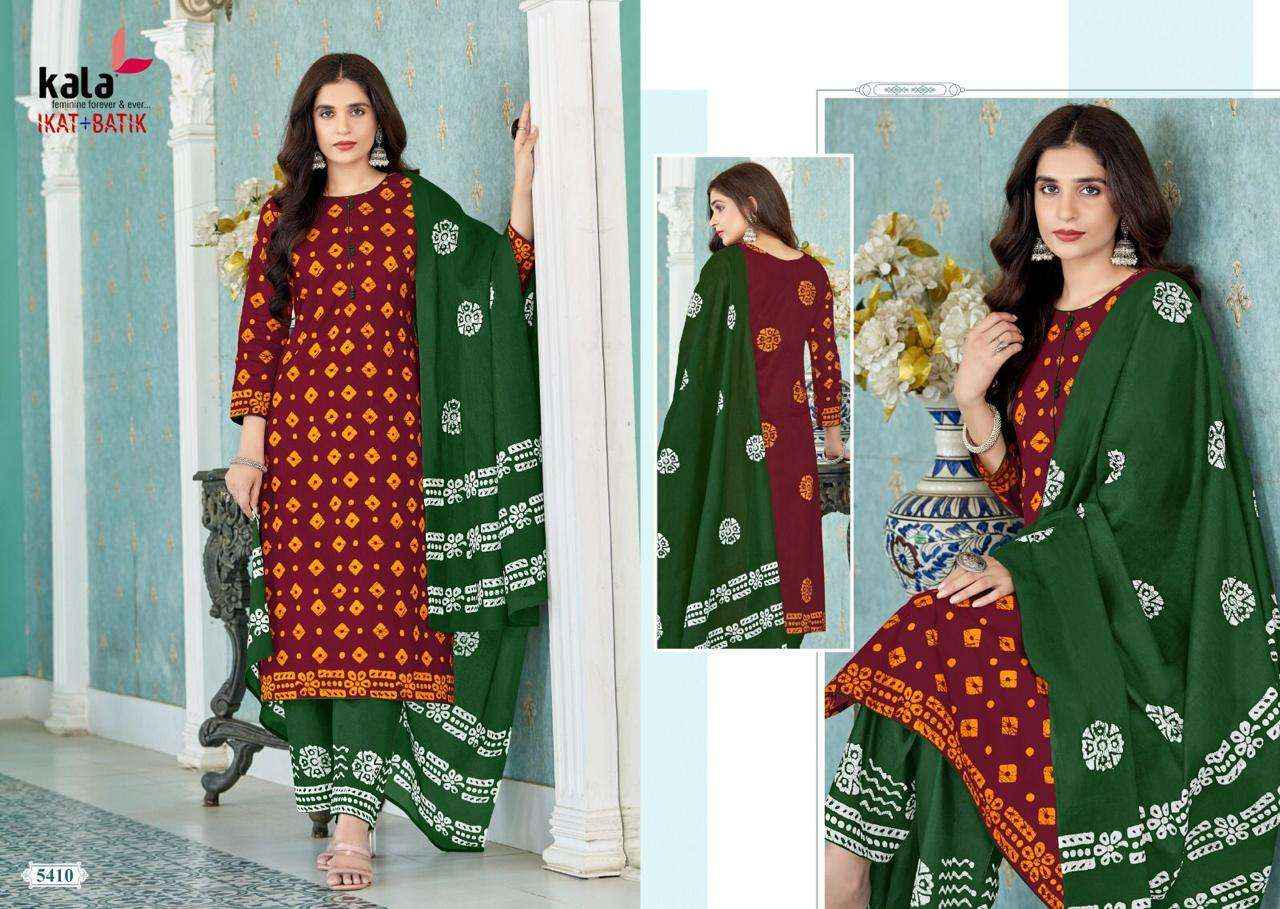 Kala Fashion Batik Plus Ikkat Vol 1 Readymade Cotton Dress 12 pcs Catalogue