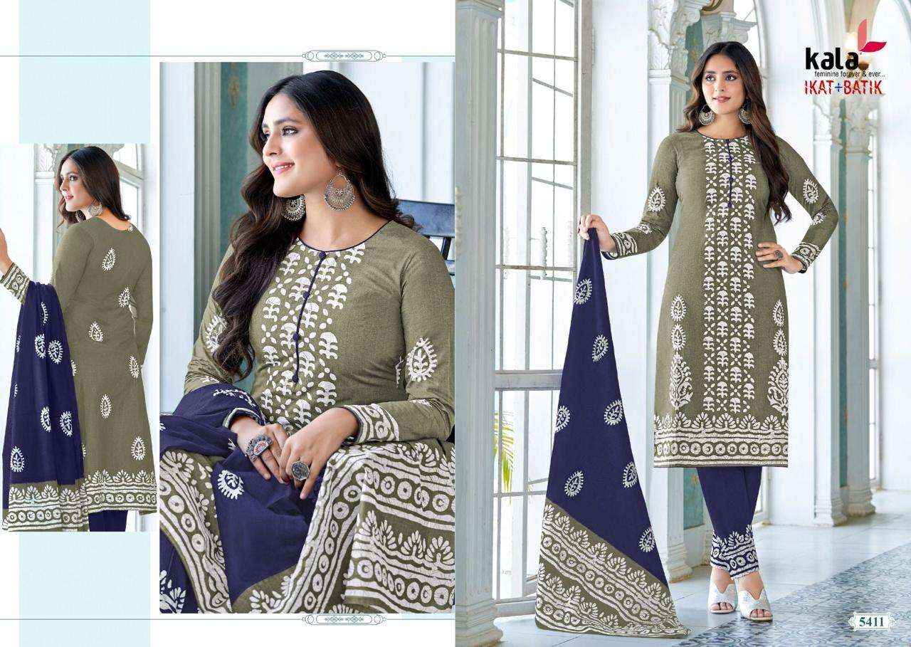 Kala Fashion Batik Plus Ikkat Vol 1 Readymade Cotton Dress Wholesale Readymade Suits