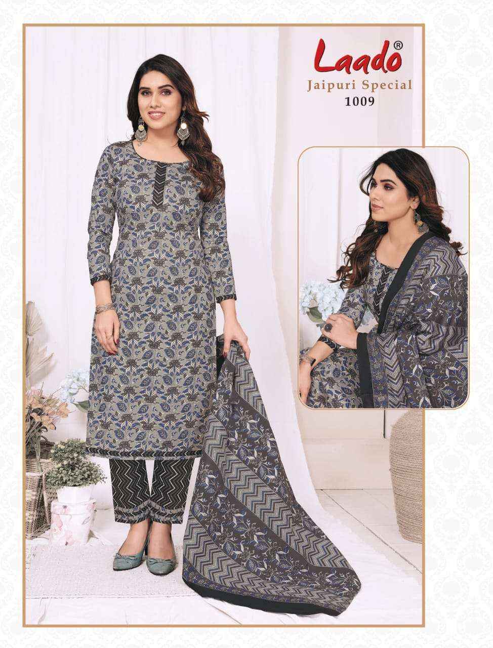 Laado Jaipuri Special Vol 1 Cotton Dress Material 10 pcs Catalogue
