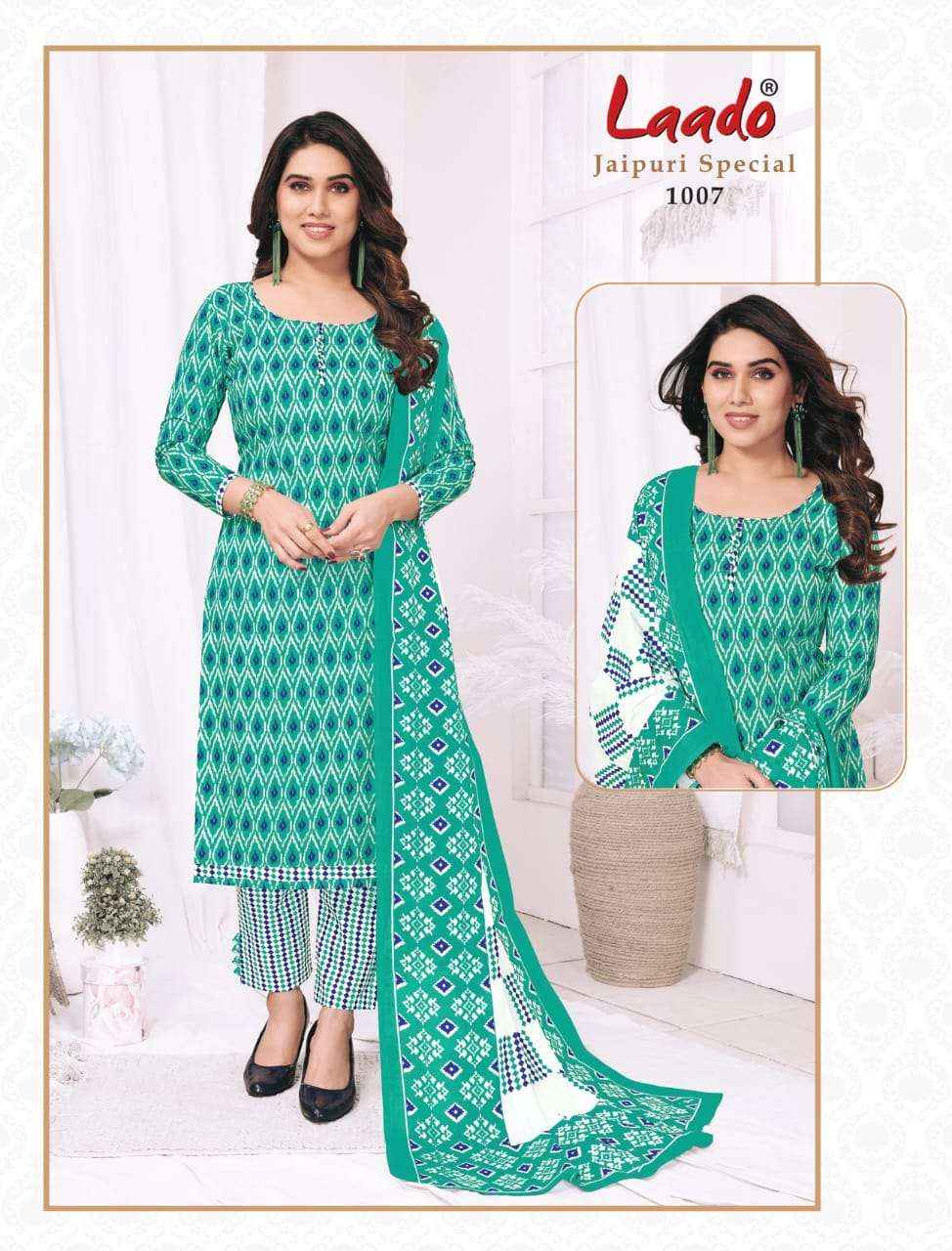 Laado Jaipuri Special Vol 1 Cotton Dress Material 10 pcs Catalogue