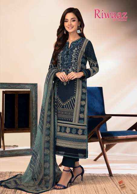 Madhav Fashion Riwaaz Vol 7 Readymade Lawn Cotton Dress 6 pcs