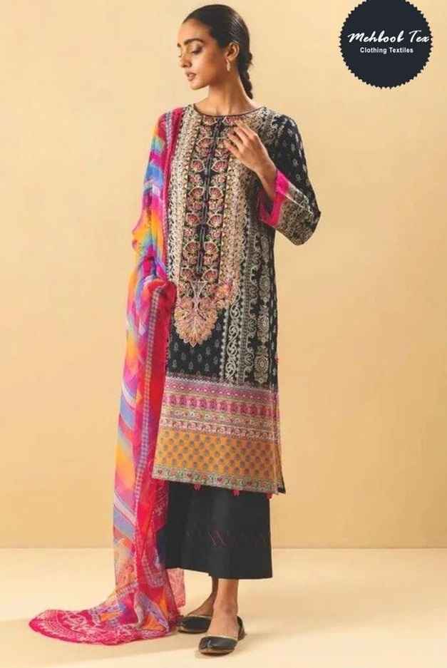 Mehboob Tex Firdous Bliss Vol 15 Cotton Dress Material 3 pcs Catalogue