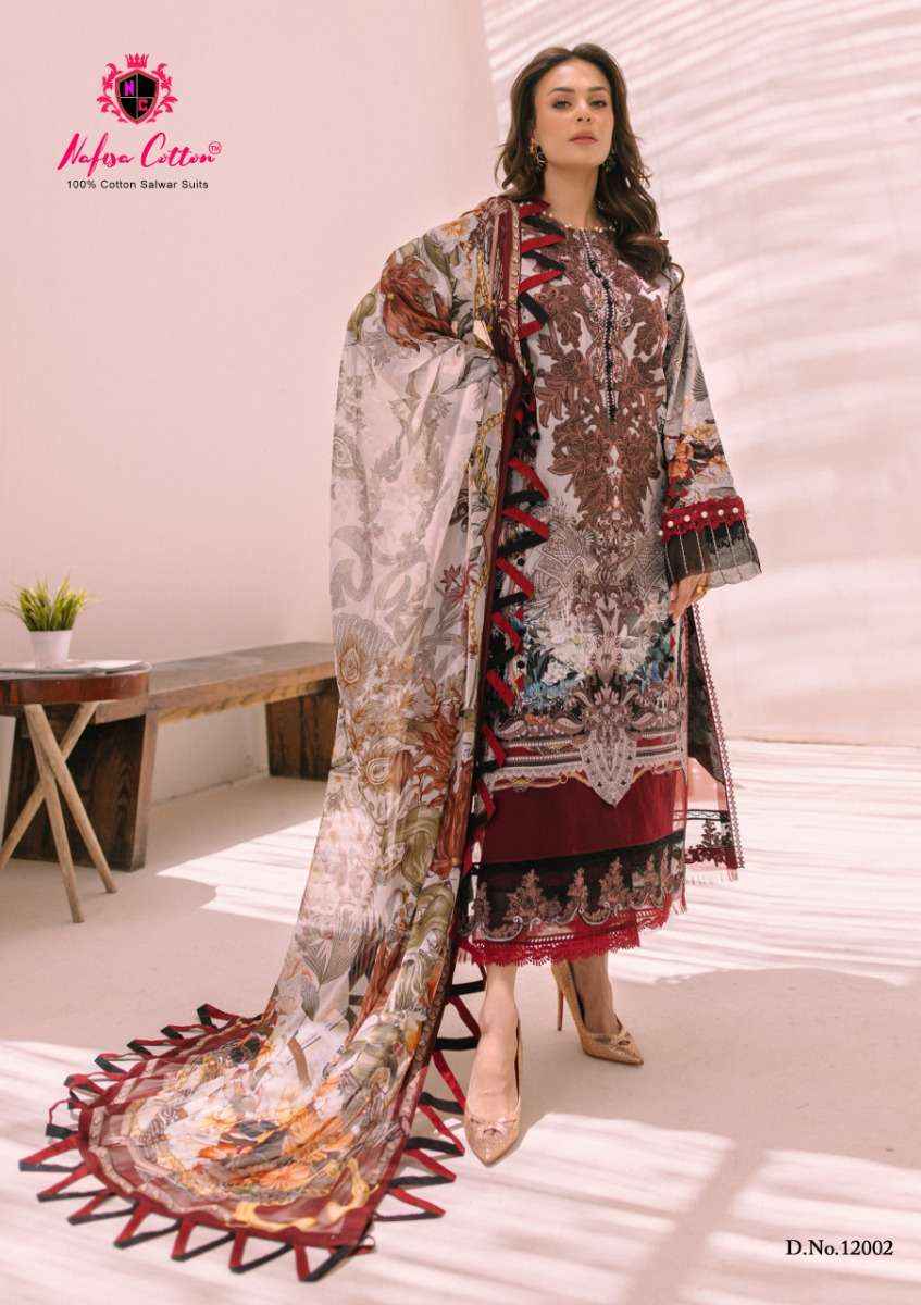 Nafisa Cotton Sahil Designer Cotton Collection Vol 12 Readymade Cotton Dress 10 pcs Catalogue
