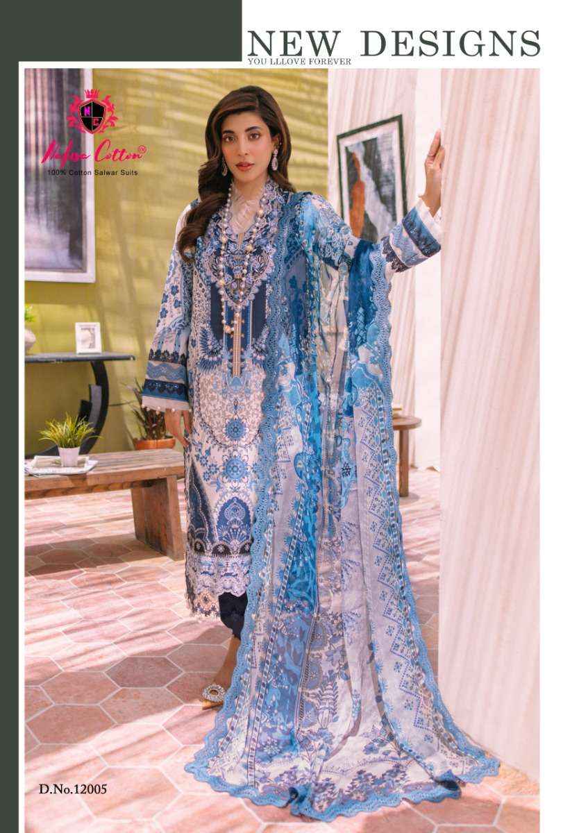 Nafisa Cotton Sahil Designer Cotton Collection Vol 12 Readymade Cotton Dress 10 pcs Catalogue