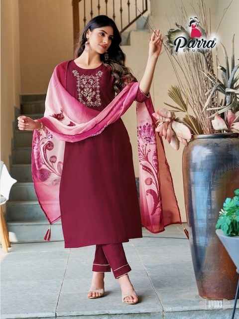 Parra Studio Srishti Roman Silk Kurti Combo 6 pcs Catalogue