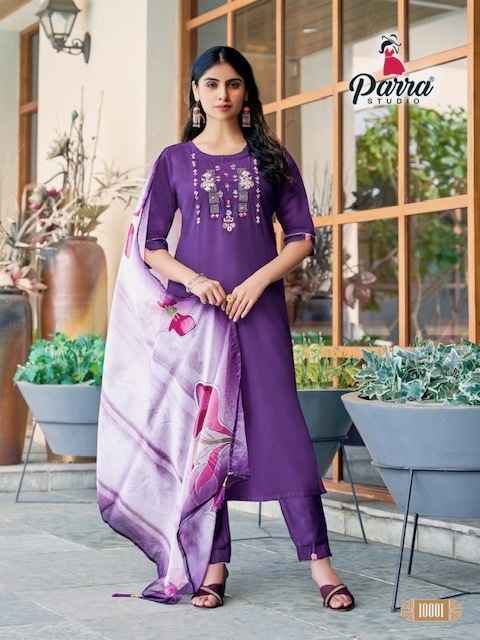 Parra Studio Srishti Roman Silk Kurti Combo 6 pcs Catalogue