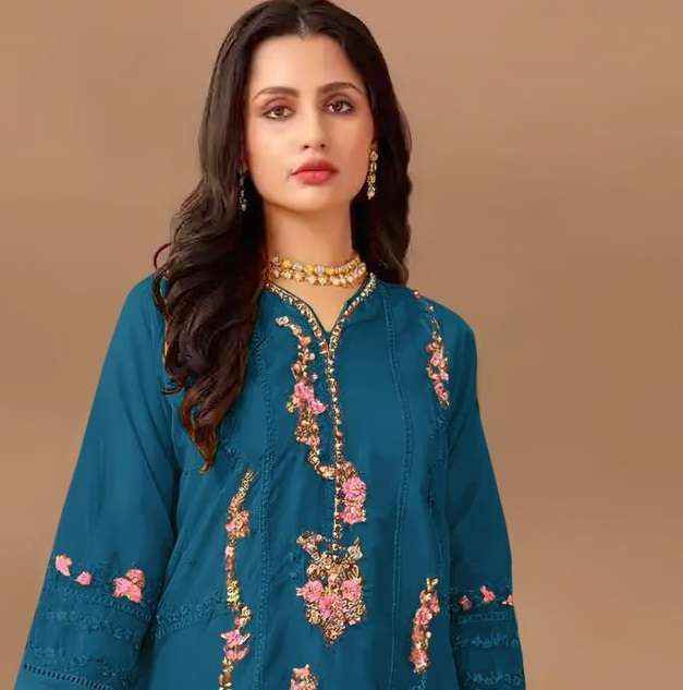 Rawayat Readymade D No 110 Readymade Organza Dress 3 pcs Catalogue
