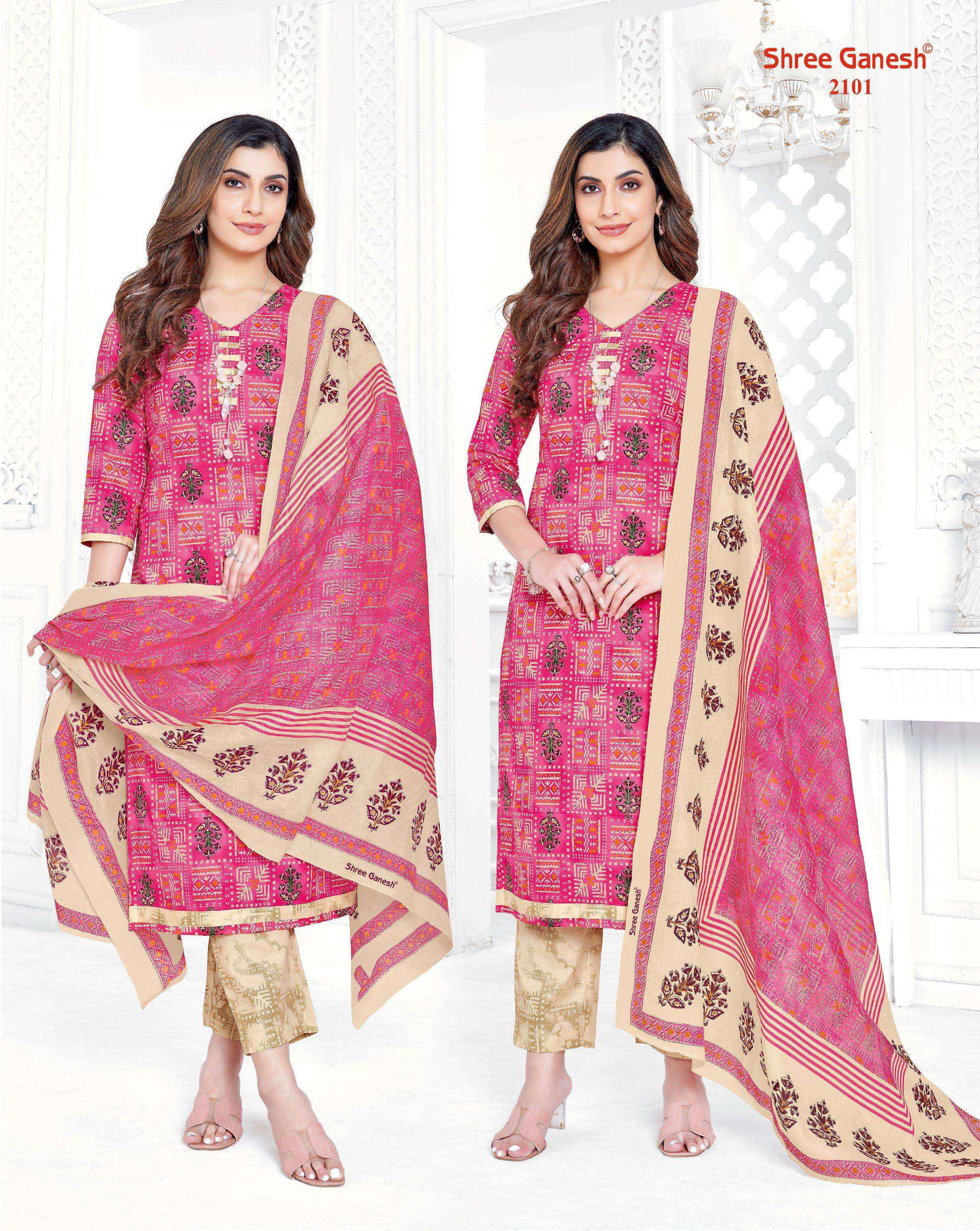 Shree Ganesh Samaiyra Vol 11 Readymade Cotton Dress 20 pcs Catalogue