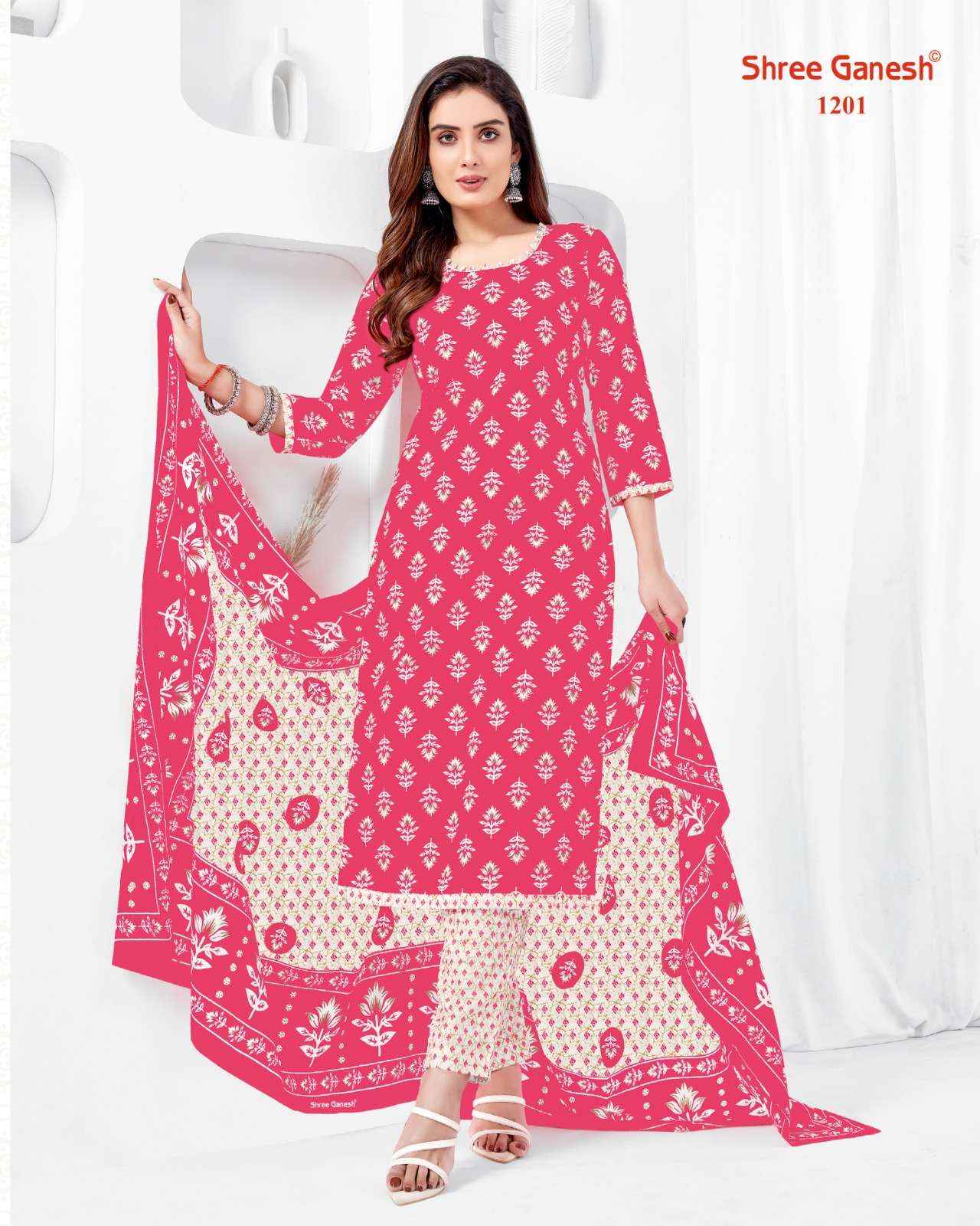 Shree ganesh cotton shop dress material manufacturer