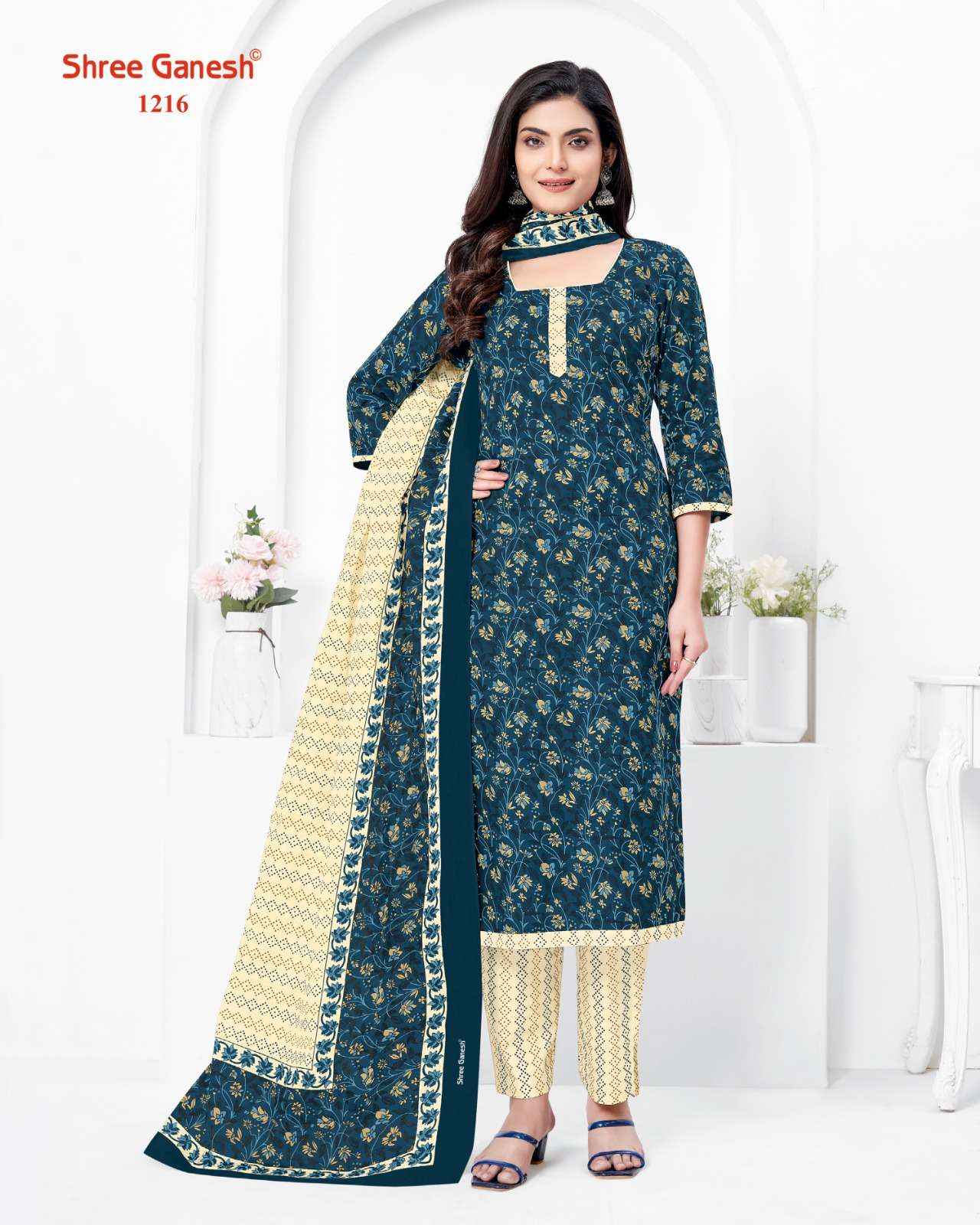 Shree Ganesh Vaani Vol 2 Cotton Dress Material 20 pcs Catalogue