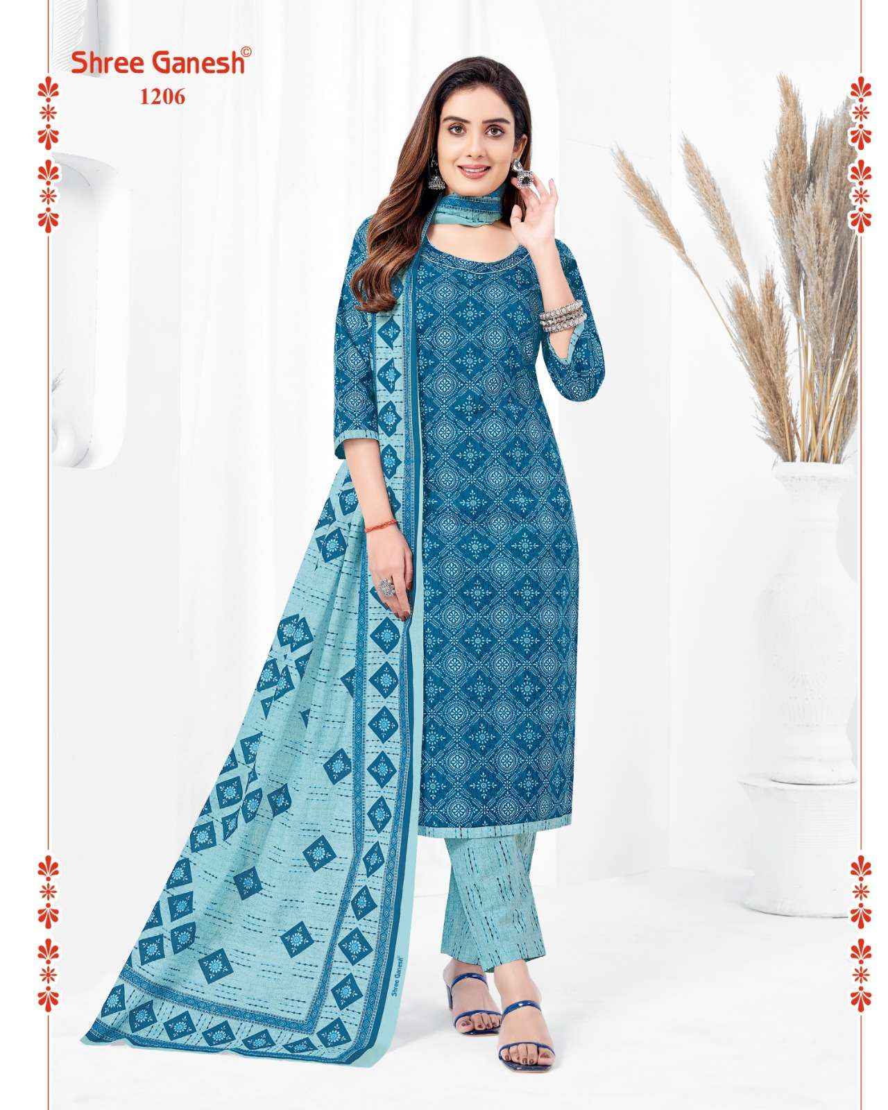 Shree Ganesh Vaani Vol 2 Cotton Dress Material 20 pcs Catalogue