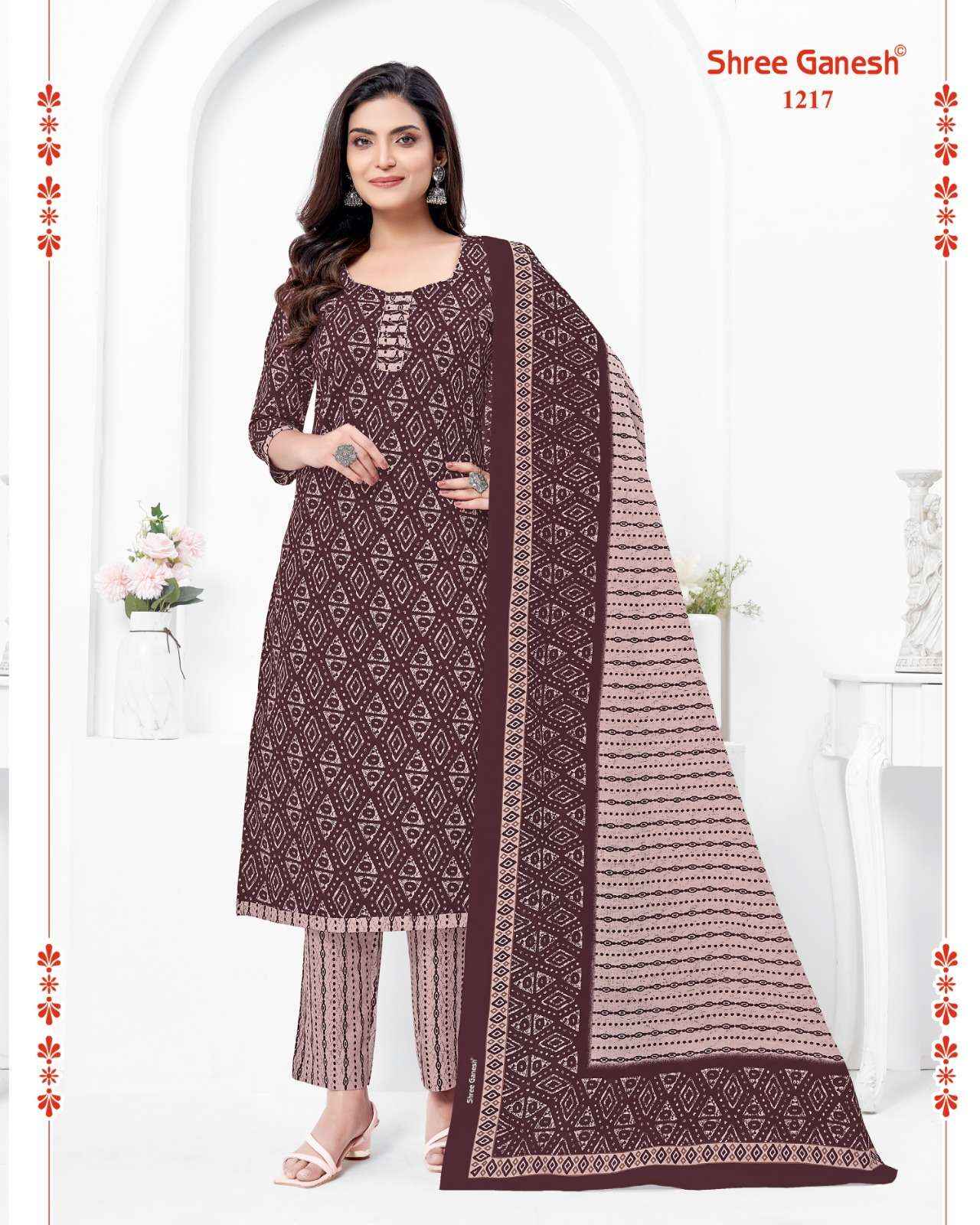 Shree Ganesh Vaani Vol 2 Cotton Dress Material 20 pcs Catalogue