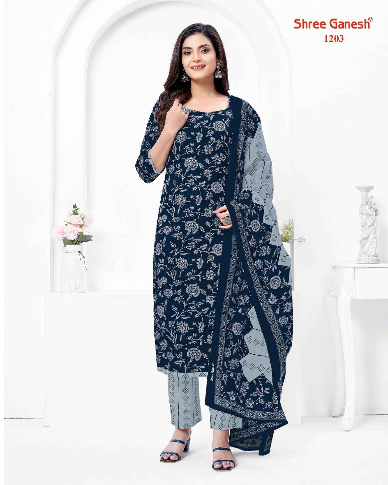 Shree Ganesh Vaani Vol 2 Cotton Dress Material 20 pcs Catalogue