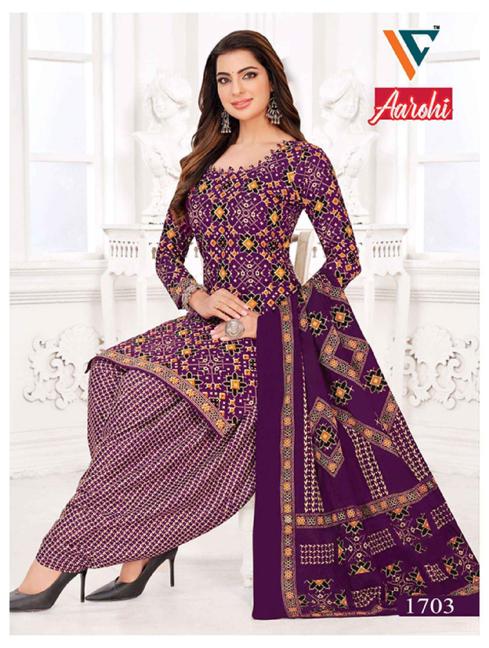 Vandana Creation Aarohi Vol 17 Cotton Dress Material 12 pcs Catalogue