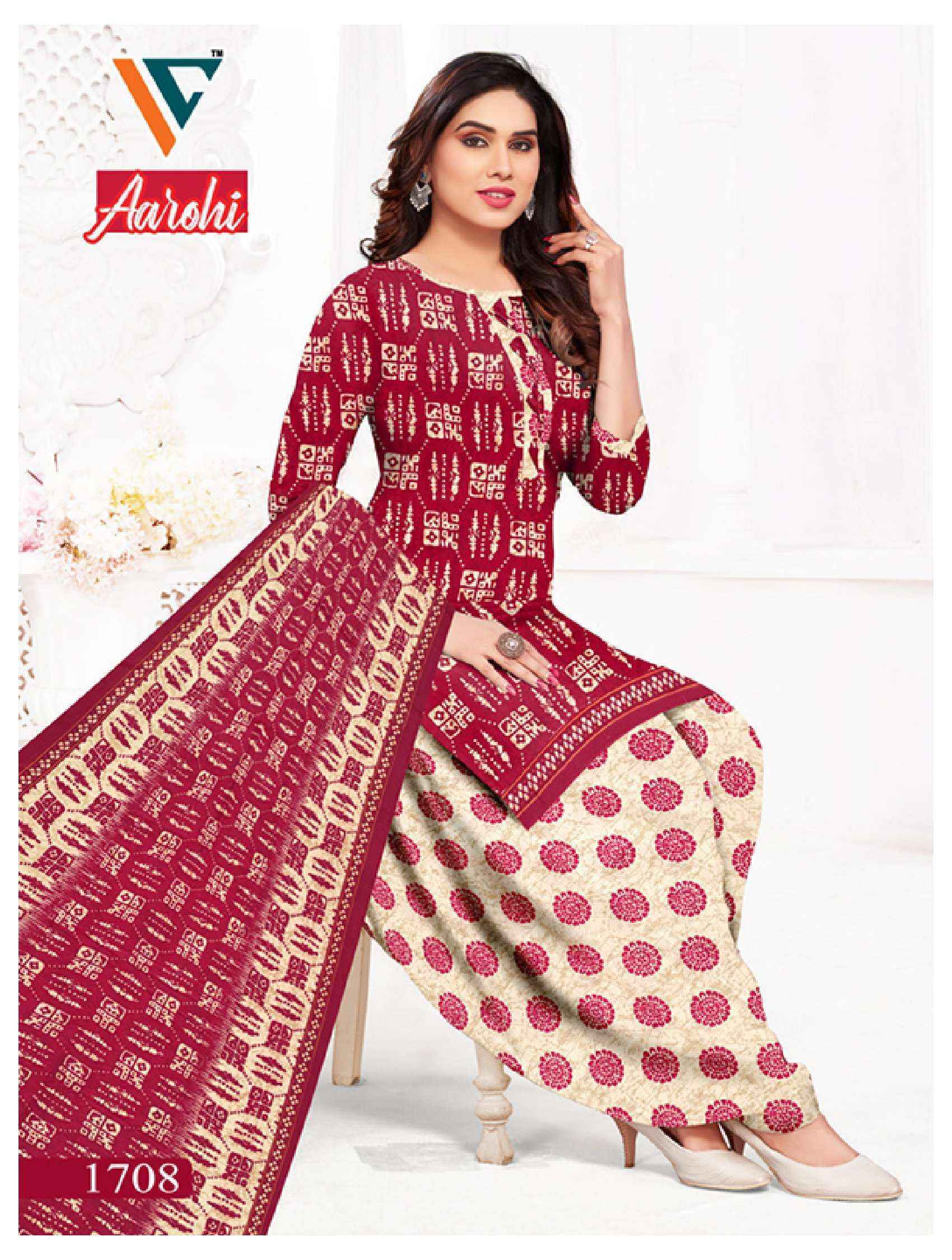 Vandana Creation Aarohi Vol 17 Cotton Dress Material 12 pcs Catalogue