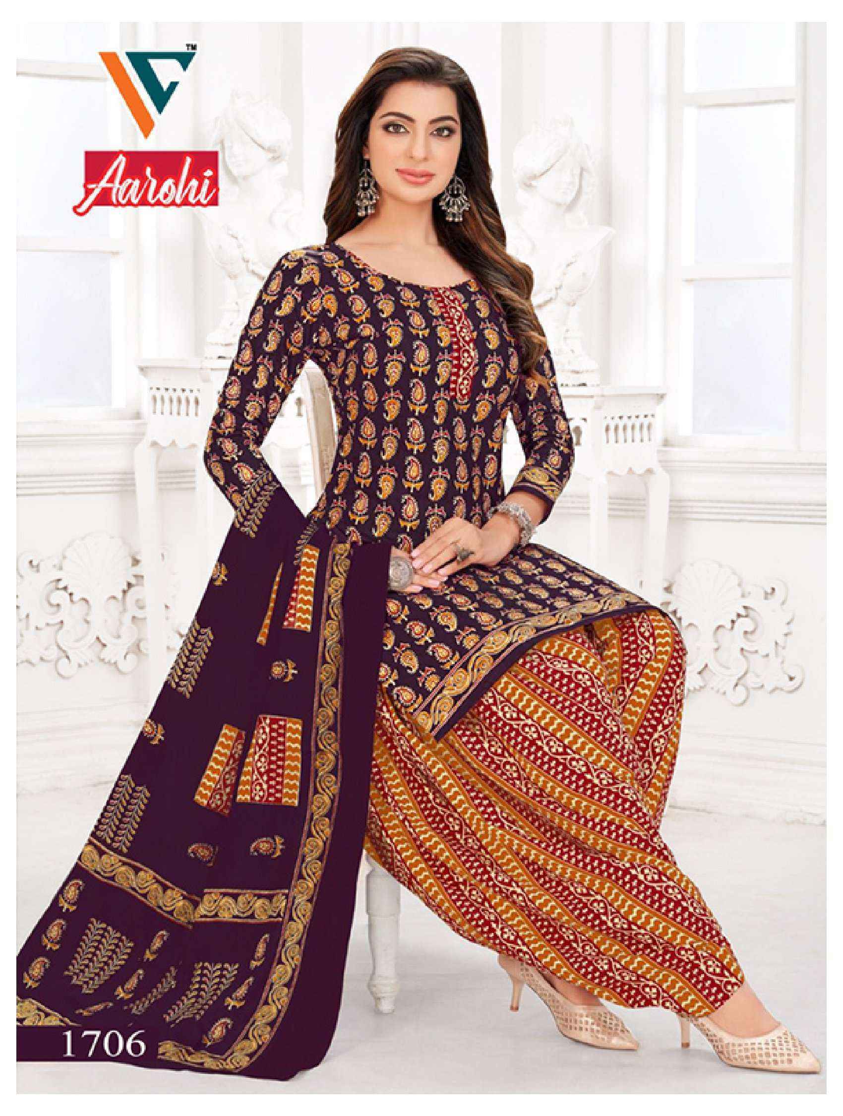Vandana Creation Aarohi Vol 17 Cotton Dress Material 12 pcs Catalogue