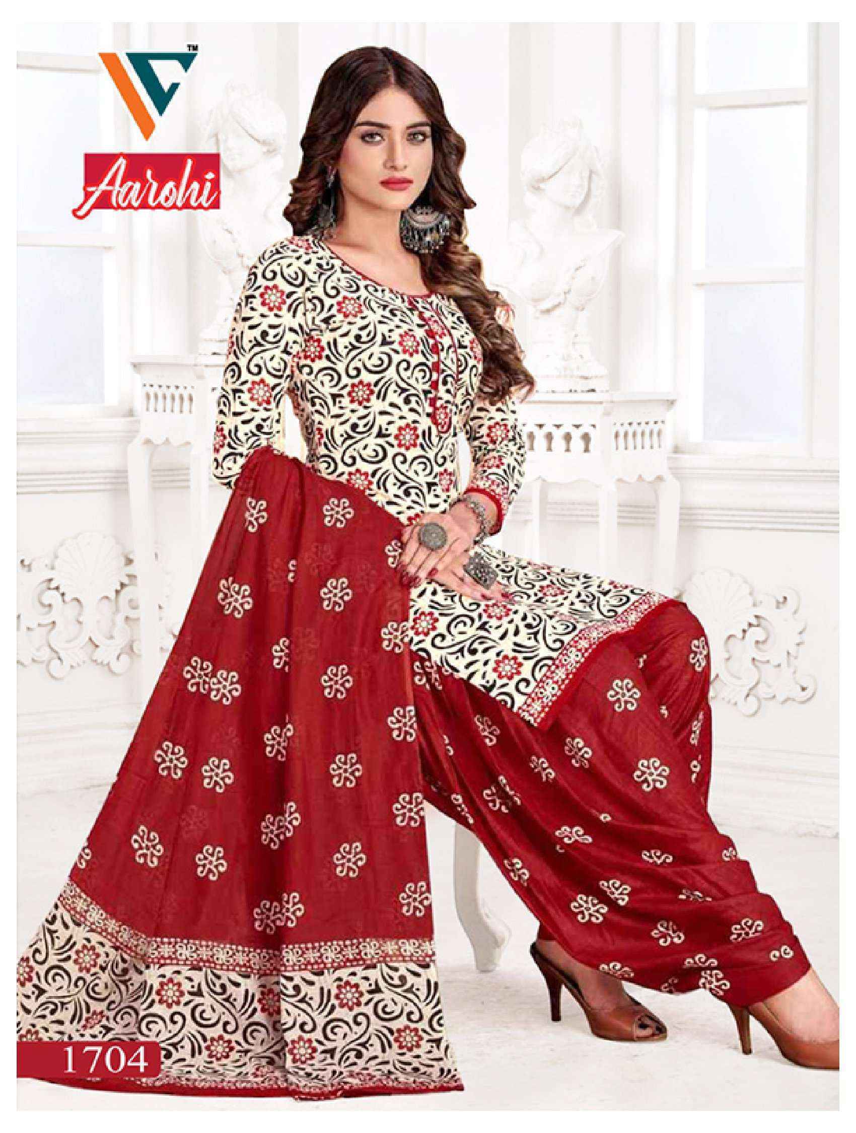 Vandana Creation Aarohi Vol 17 Cotton Dress Material 12 pcs Catalogue